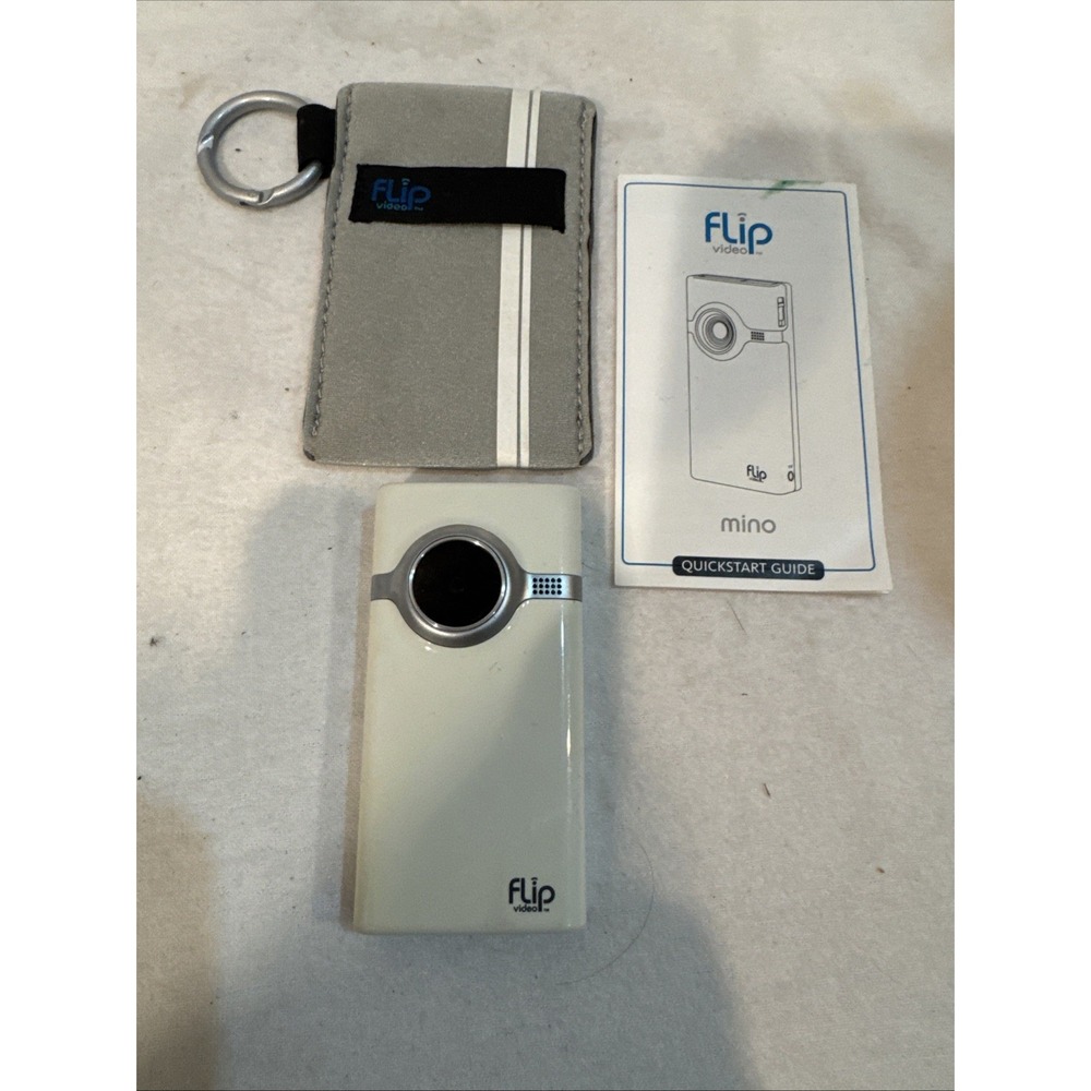 Flip Video Mino F360W 1st Generation USB 2x Digital Zoom Camcorder NEEDS BATTERY
